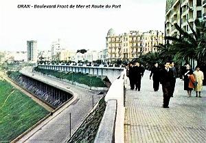 Oran - Boulevard Front de Mer et Route du Port